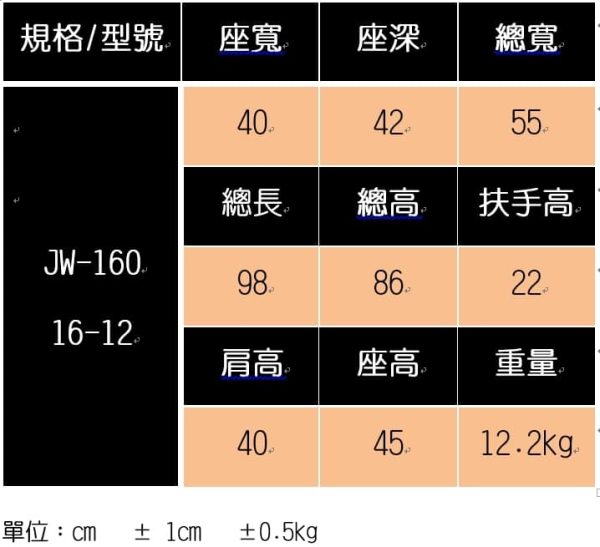 【均佳】J-160 輪椅：圖片 8