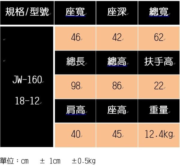 【均佳】J-160 輪椅：圖片 6