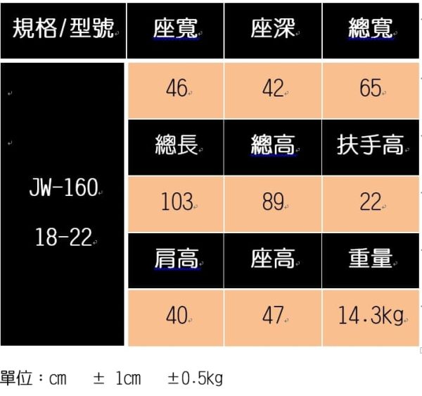 【均佳】J-160 輪椅：圖片 5