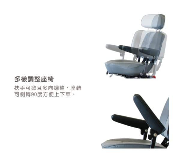 【必翔】TE-GK10 電動代步車 (輕便快拆款)：圖片 5