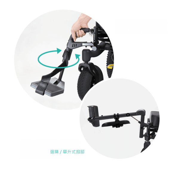 【康揚】New霹靂馬（標準椅） KP-31.2 KP-31.2T 電動輪椅：圖片 6